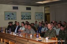 Prednáška na tému NATO Functional Area Services (FAS)
