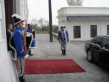 Privítanie zahraničnej návštevy na bratislavskom hrade